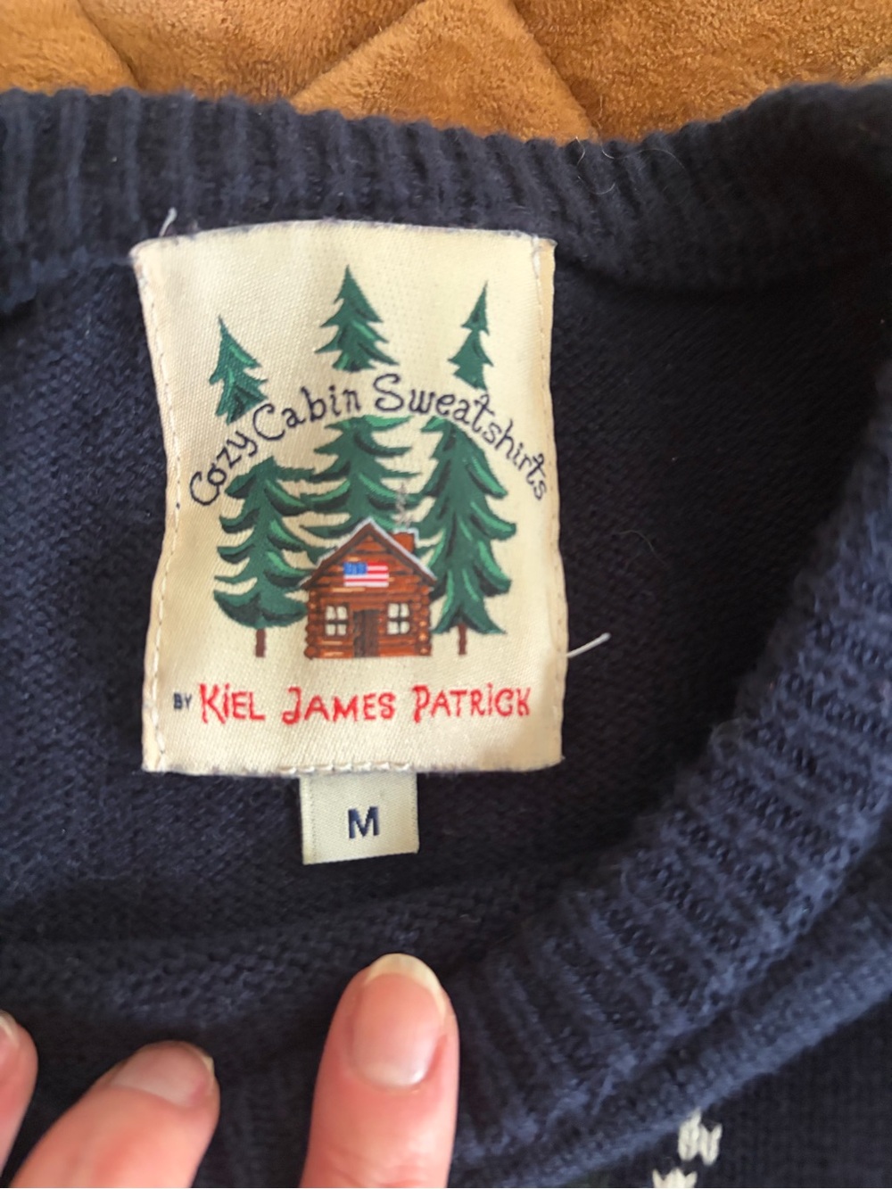 RARE Kiel James Patrick Cozy Cabin Sweatshirt - Picture 3 of 3